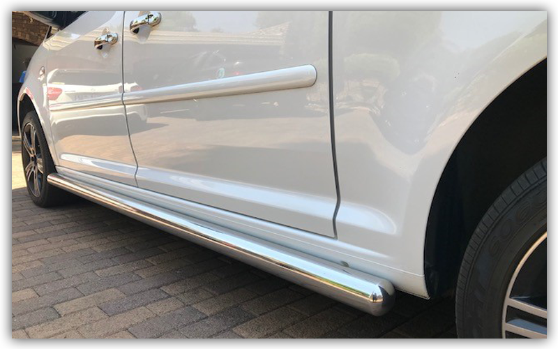 VW Caddy Maxi Side bars (Omtec) - Tuning parts for Caddy 